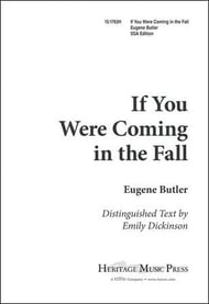 If You Were Coming in the Fall SSA choral sheet music cover